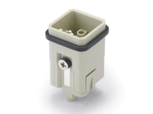 HQ-012/0-MC - 12-Pin Ground Heavy-Duty Male Receptacle, Screw Terminals
