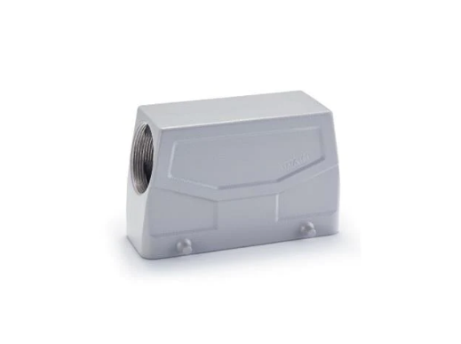 W24B-SEH-4B-M32 - Hood Side Entry Hi Metal w/4 Pegs For "24B" Ser. M32 IP67